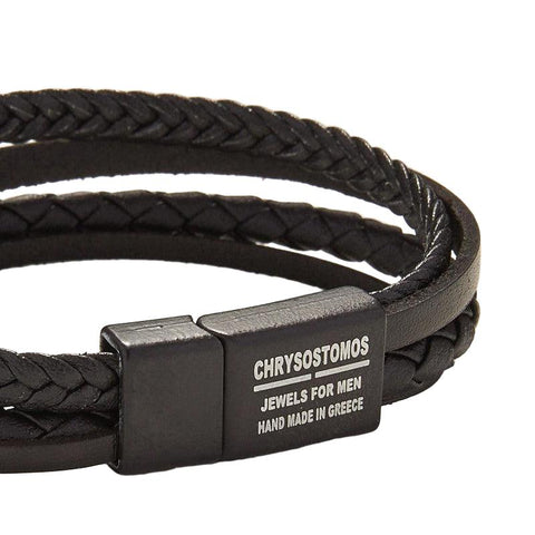 The Watch Boutique Chrysostomos Handmade Leather Bracelet