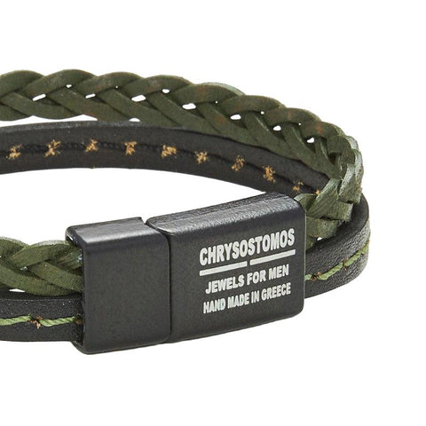 The Watch Boutique Chrysostomos Handmade Leather Bracelet