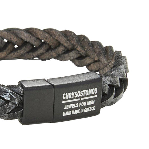 The Watch Boutique Chrysostomos Handmade Leather Bracelet
