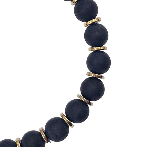 The Watch Boutique Chrysostomos Handmade Onyx Men's Bracelet