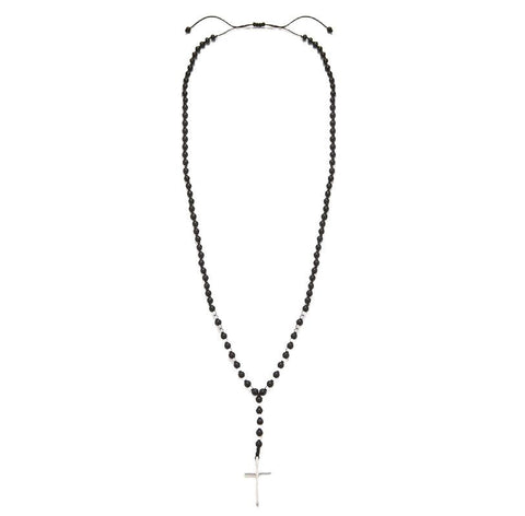 The Watch Boutique Chrysostomos Handmade Rosary Necklace with Onyx