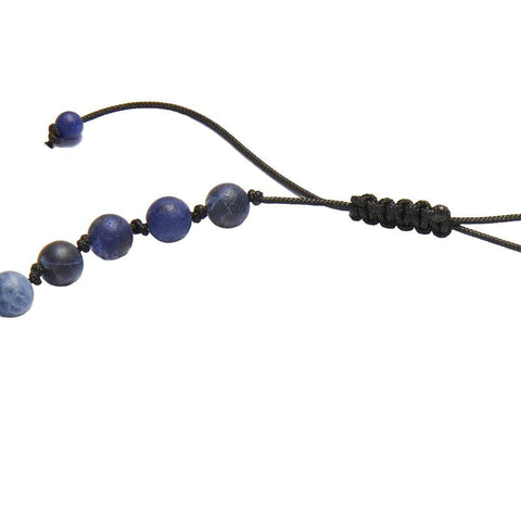 The Watch Boutique Chrysostomos Handmade Rosary Necklace with Sodalite
