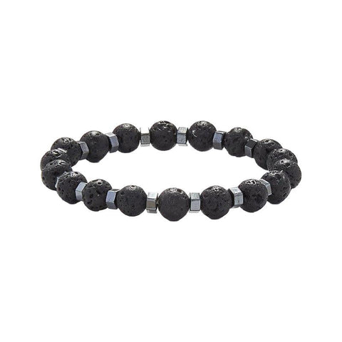 The Watch Boutique Chrysostomos Kids Bracelet Handmade Natural Mineral Lava Stones