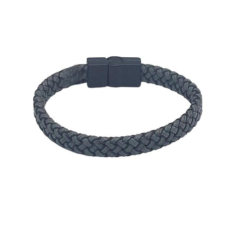 The Watch Boutique Chrysostomos Kids Bracelet Handmade, in Matte Grey Color. Magnetic clasp