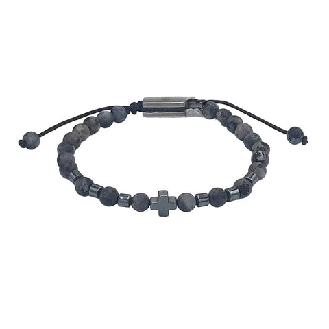 The Watch Boutique Chrysostomos Kids Handmade Natural Mineral Stones of Grey Agate