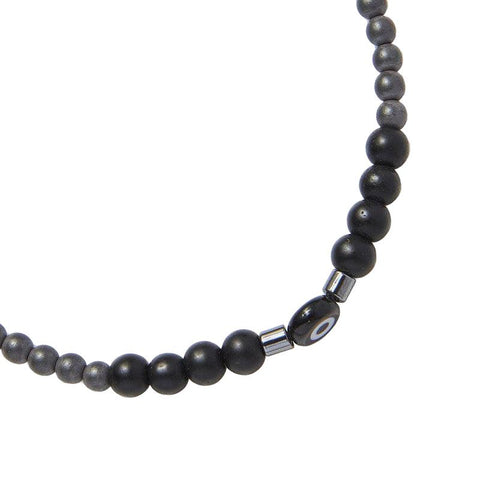 The Watch Boutique Chrysostomos Kids Handmade Natural Mineral Stones of Matte Hematite Ball