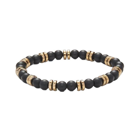 The Watch Boutique Chrysostomos Men's Handmade Onyx Bracelet