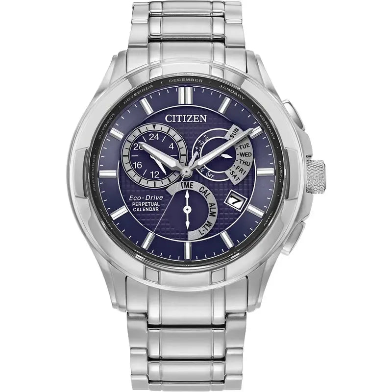 Citizen Classic 8700 Eco-Drive Men's Stainless Steel Blue Dial