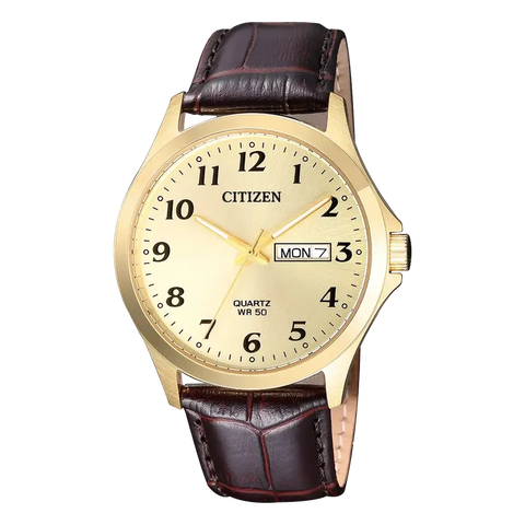 The Watch Boutique Citizen Classic Quartz Watch Gold Dial