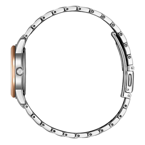 The Watch Boutique Citizen Eco-Drive Dress Watch Stainless Steel White Dial