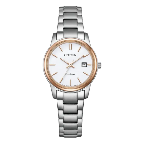The Watch Boutique Citizen Eco-Drive Dress Watch Stainless Steel White Dial