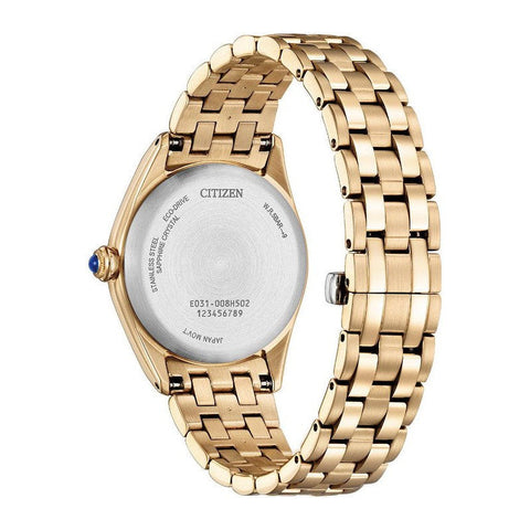 The Watch Boutique Citizen Eco-Drive Rose Gold Mother-of-Peal Dial Watch