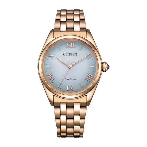 The Watch Boutique Citizen Eco-Drive Rose Gold Mother-of-Peal Dial Watch