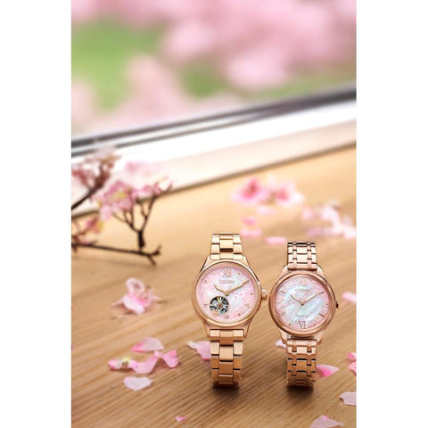 The Watch Boutique Citizen Eco-Drive Sakura Limited Collection Lady Watch