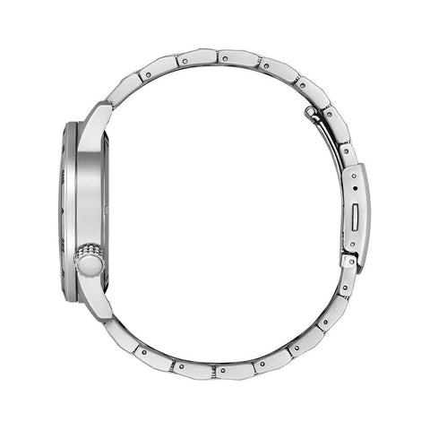 The Watch Boutique Citizen Eco-Drive Stainless Steel Black Dial Watch