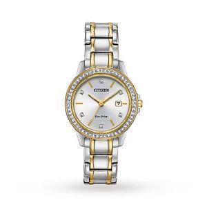 The Watch Boutique Citizen Eco-Drive Swarovski 2T Lds Watch