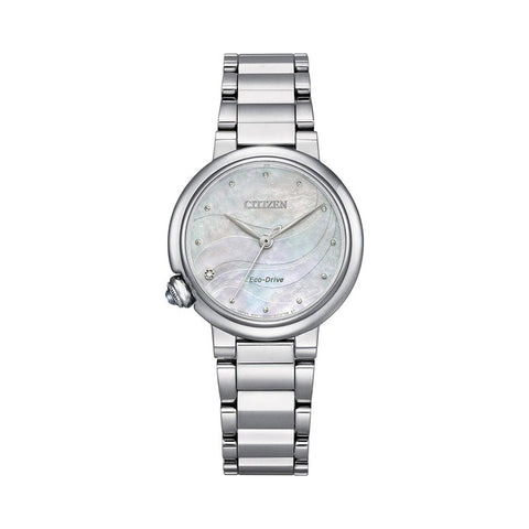 The Watch Boutique Citizen Eco-drive Ladies Mother of Pearl Stainless Steel