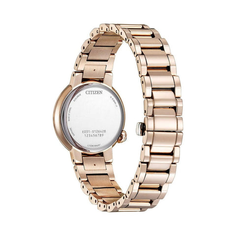 The Watch Boutique Citizen Eco-drive Rose Gold Stainless Steel