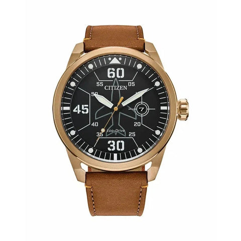 The Watch Boutique Citizen Gents Pilot Eco-Drive Dress Watch