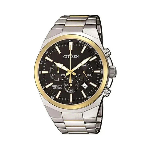 The Watch Boutique Citizen Gents Quartz Black Dial Chronograph Watch
