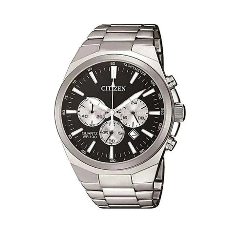 The Watch Boutique Citizen Gents Quartz Black Dial Chronograph Watch