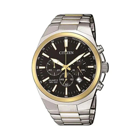 The Watch Boutique Citizen Gents Quartz Black Dial Chronograph Watch