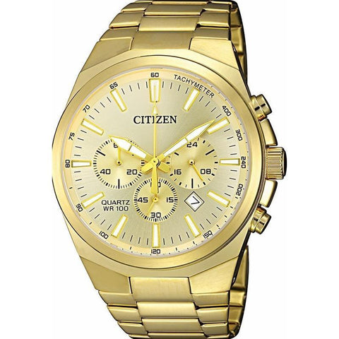 The Watch Boutique Citizen Gents Quartz Gold Dial