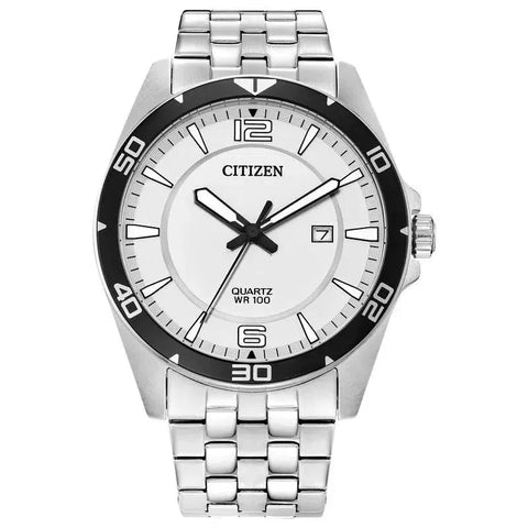 The Watch Boutique Citizen Gents Quartz Stainless Steel Watch