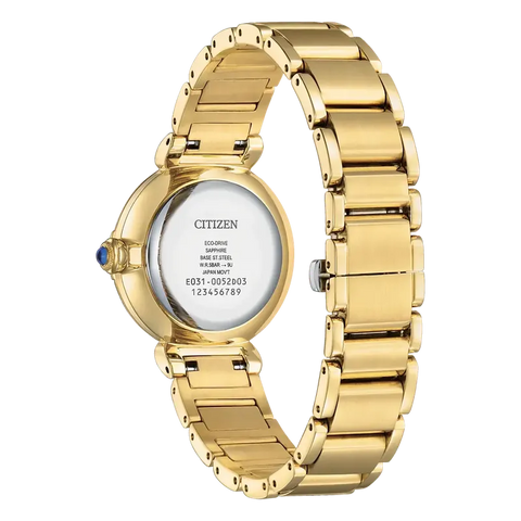 The Watch Boutique Citizen L May Bells Quartz Watch White Mother-of-Pearl Dial