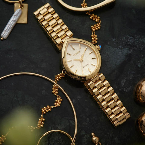The Watch Boutique Citizen L Rainell Eco-Drive Watch Gold-Tone