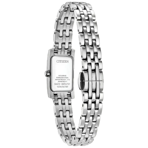 The Watch Boutique Citizen Petite Palidoro Women's Pink Dial Eco-Drive Stainless Steel Watch