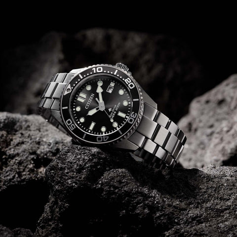 The Watch Boutique Citizen Promaster Eco-Drive Diver Solar Stainless Steel Men's Dive Watch