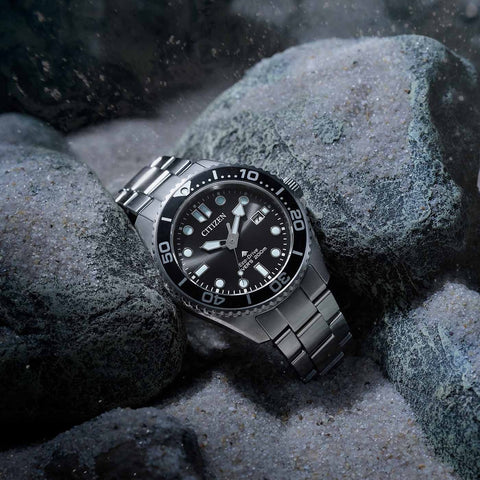 The Watch Boutique Citizen Promaster Eco-Drive Diver Solar Stainless Steel Men's Dive Watch
