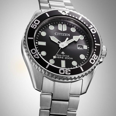 The Watch Boutique Citizen Promaster Eco-Drive Diver Solar Stainless Steel Men's Dive Watch