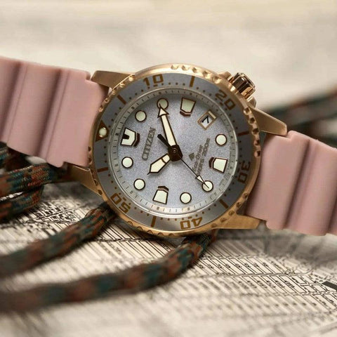 The Watch Boutique Citizen Promaster Eco-Drive Ladies Rose Gold EO2023-00A
