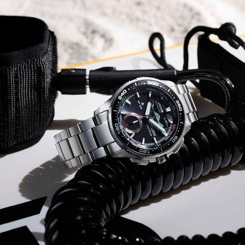 The Watch Boutique Citizen Promaster WaveTracker Quartz Watch Black Dial