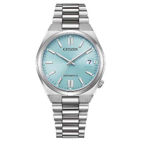The Watch Boutique Citizen Tsuyosa Automatic Blue Dial Stainless Steel Men's Watch