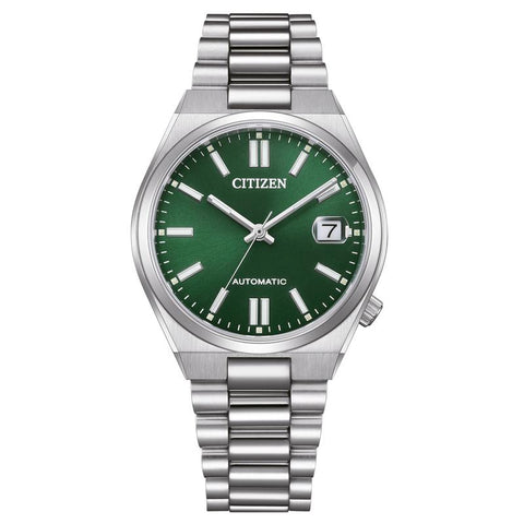 The Watch Boutique Citizen Tsuyosa Automatic Green Dial Stainless Steel Men's Watch