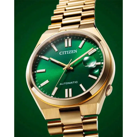 The Watch Boutique Citizen Tsuyosa Gents Automatic Green Dial Watch