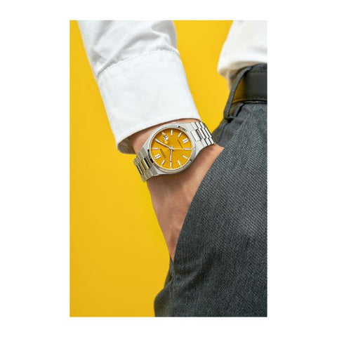 The Watch Boutique Citizen Tsuyosa Gents Automatic Yellow Dial Watch