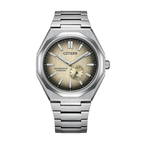 The Watch Boutique Citizen Zenshin 60 Automatic Blue Dial Super Titanium Men's Watch Copper