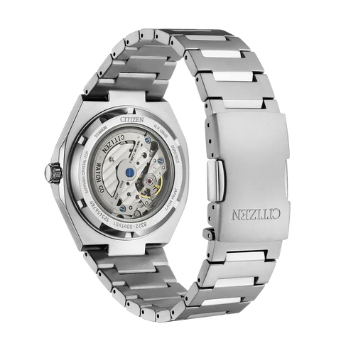 The Watch Boutique Citizen Zenshin 60 Automatic Blue Dial Super Titanium Men's Watch