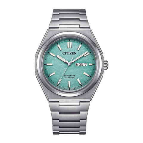 The Watch Boutique Citizen Zenshin Collection Green Dial Watch AW0130-85M