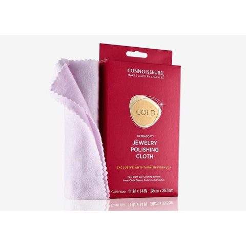The Watch Boutique Connoisseurs Ultrasoft Gold Jewellery Polishing Cloth