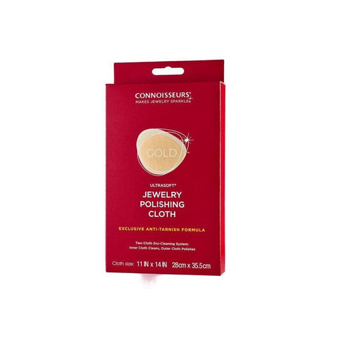 The Watch Boutique Connoisseurs Ultrasoft Gold Jewellery Polishing Cloth