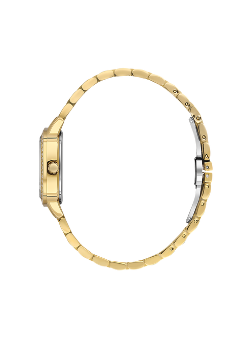 Daniel Klein Premium Gold Tone Blue Dial Analogue Watch