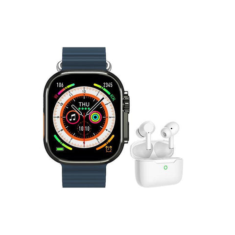 The Watch Boutique Daniel Klein A8 Ultra Smart Watch with EarPods