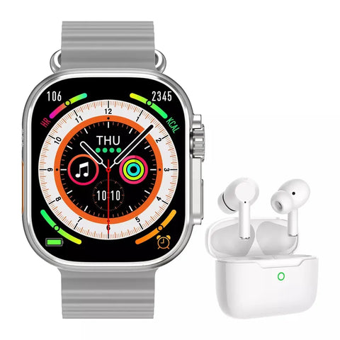 The Watch Boutique Daniel Klein A8 Ultra Smart Watch with EarPods
