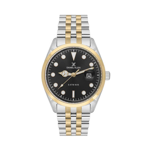The Watch Boutique Daniel Klein Exclusive Black Dial 3 Hands- Date Watch