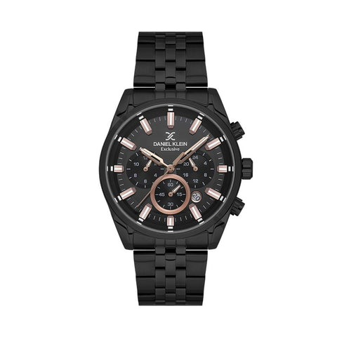 The Watch Boutique Daniel Klein Exclusive Black Dial Multifunction Watch